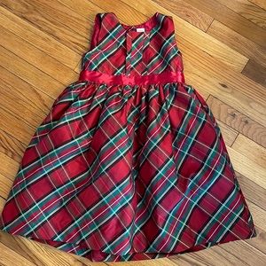 Red plaid Gymboree holiday dress size 10